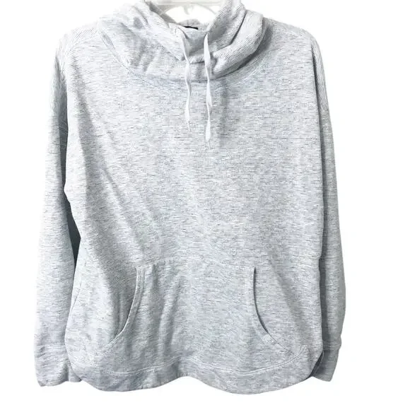 Champion Elite Women's Striped Terry Cowl Neck Pullover Hoodie Sweatshirt Size M - Picture 1 of 6